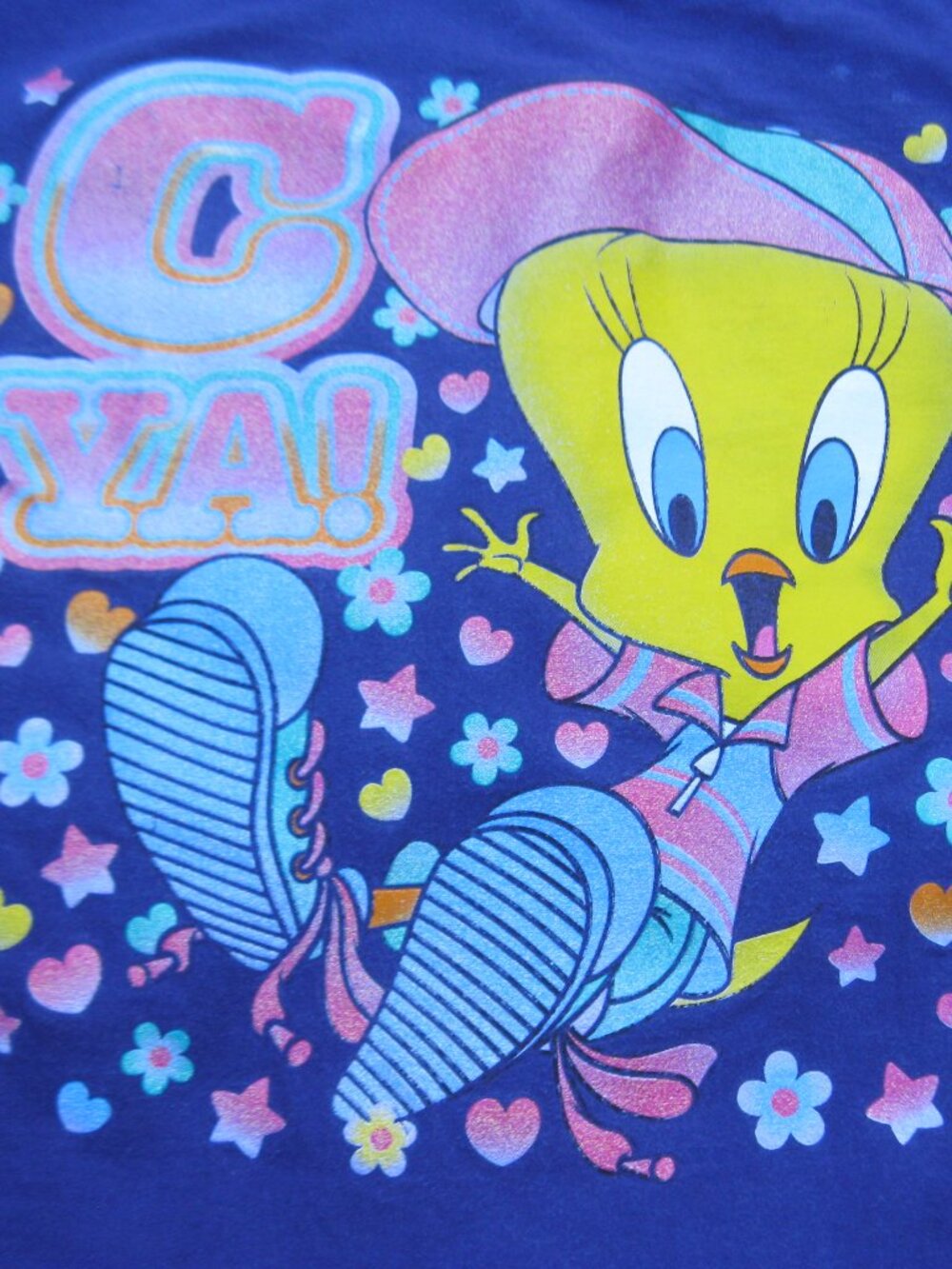 Vintage Looney Tunes Tweety Bird C-Ya Shirt Size XL